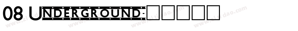 08 Underground字体转换